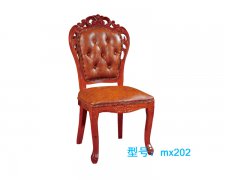 實木餐椅，電動餐桌配套椅子-型號：MX202