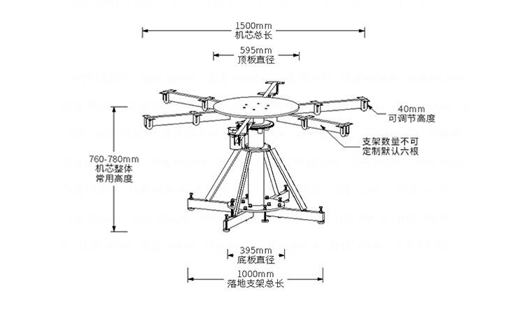 電動(dòng)餐桌轉(zhuǎn)盤機(jī)芯-E型