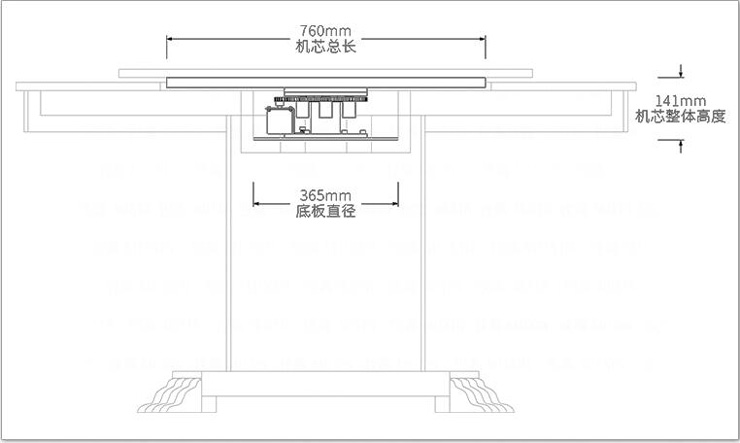 遙控轉(zhuǎn)臺(tái)機(jī)芯